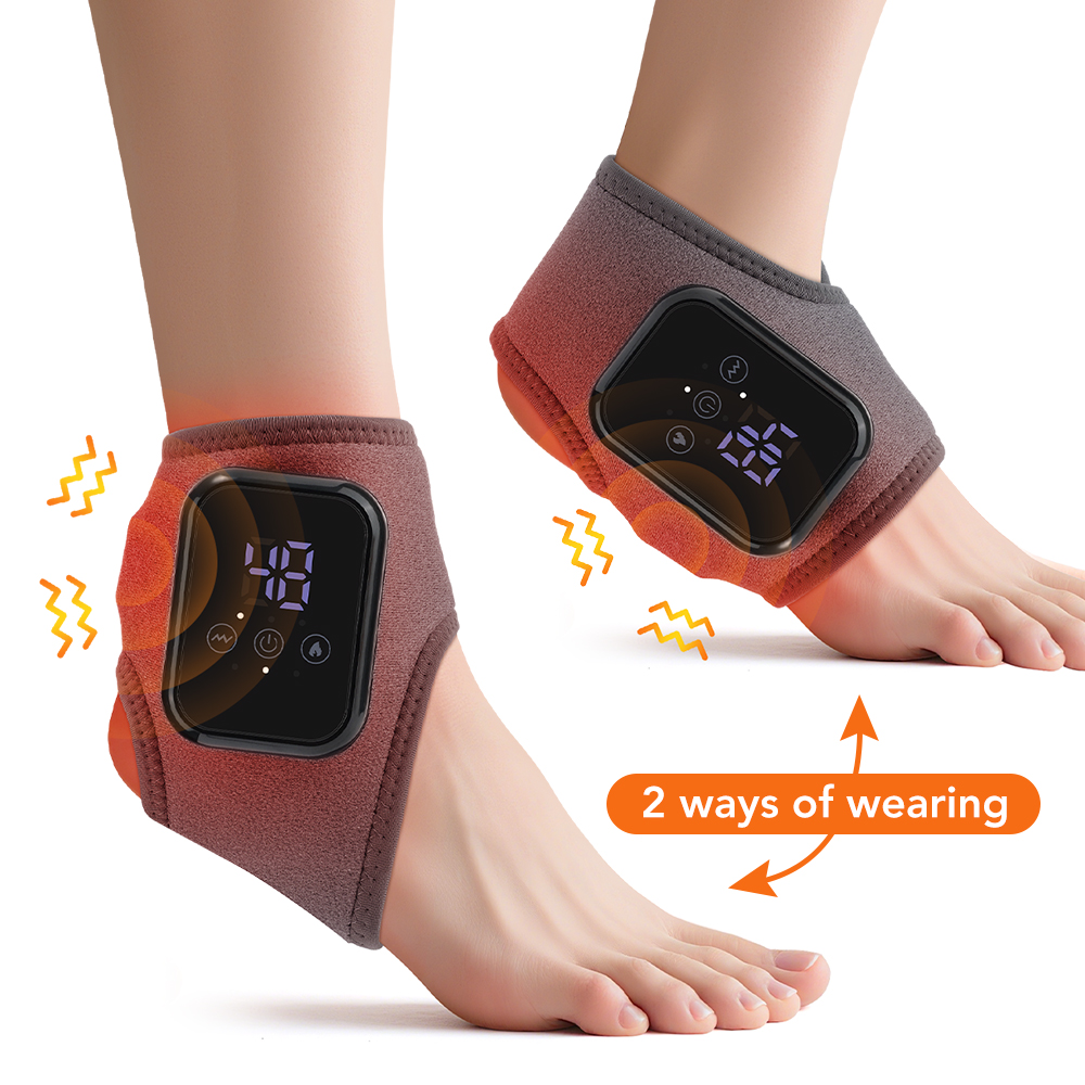 Ankle Brace - الكهربائية الكاحل هدفين القدم الحرارة مدلك
