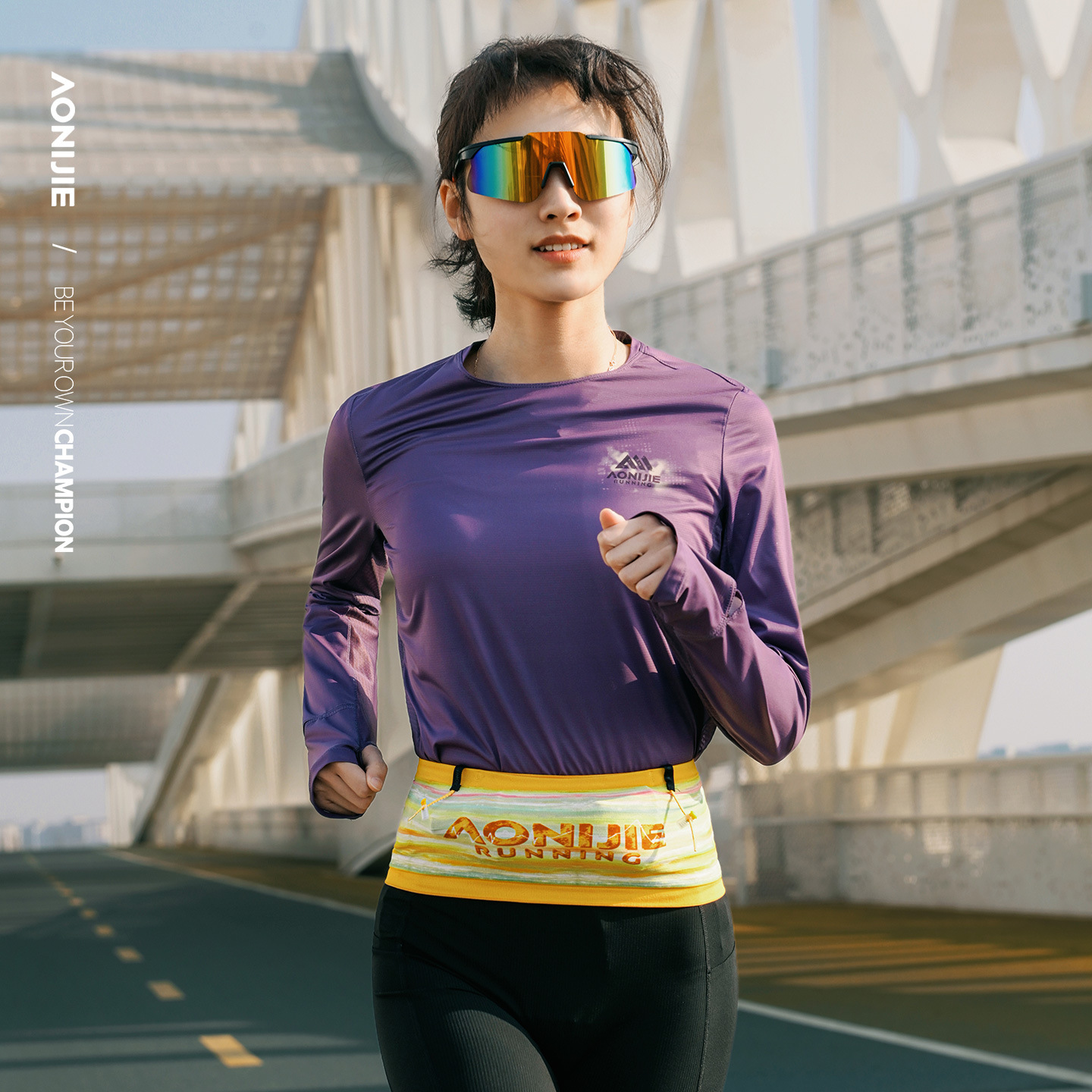 حقيبة خصر رياضية مرنة AONIJIE  - مراجعة Race Bib وسعره