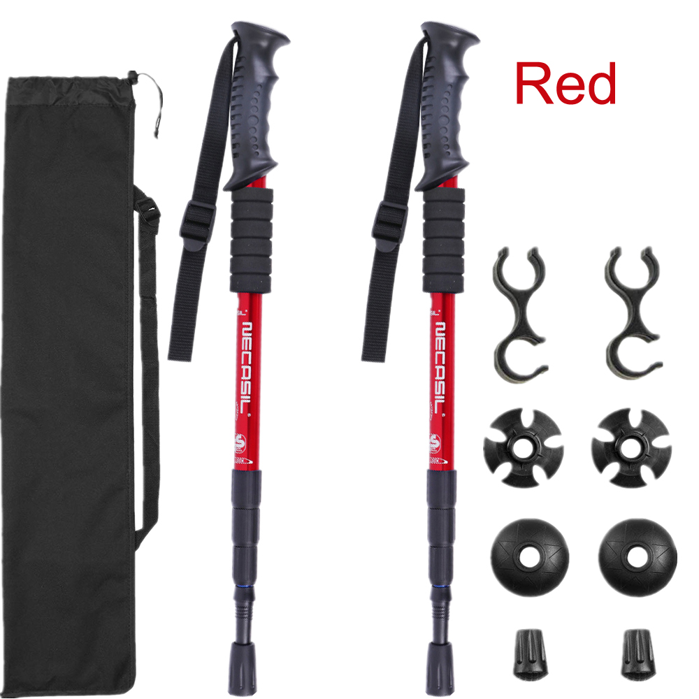 قطعتان/مجموعة من عصي المشي للت - مراجعة Trekking Pole Carbon وسعره