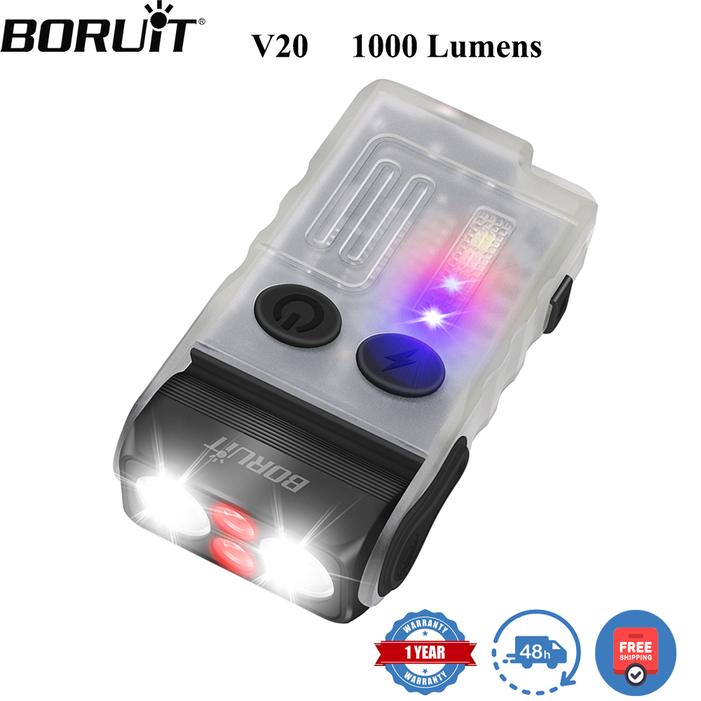 BORUiT V20 مصباح يدوي LED مع ص - مراجعة Running Headlamp وسعره