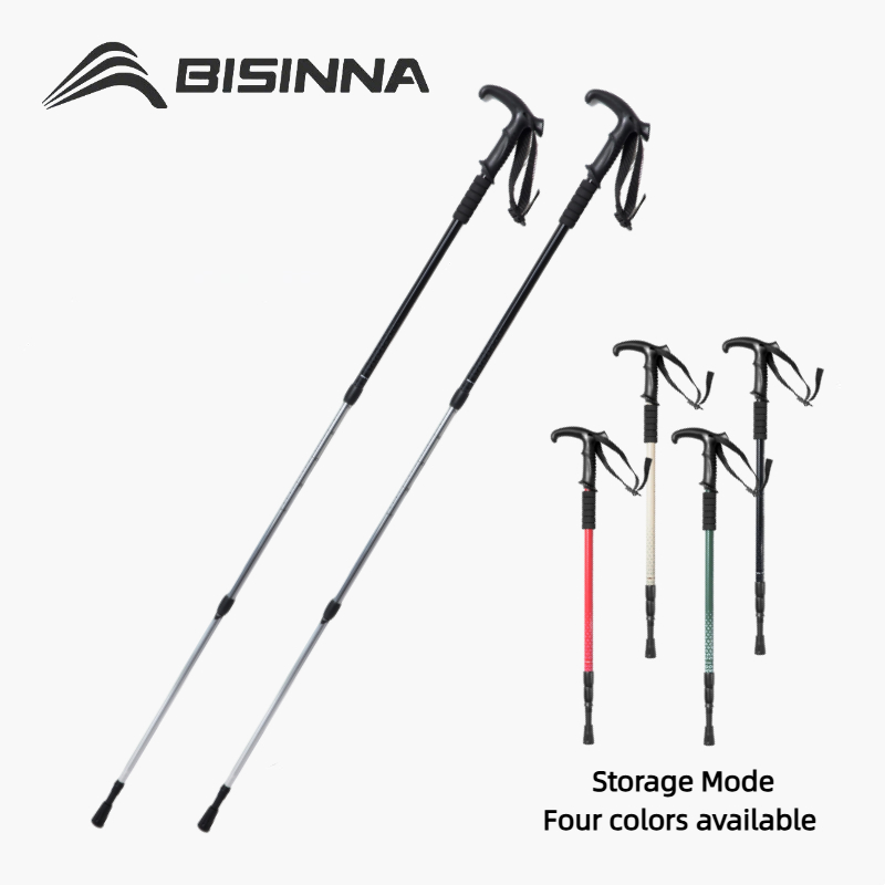 عصي مشي من BISINNA مكونة من قط - مراجعة Trekking Pole Carbon وسعره